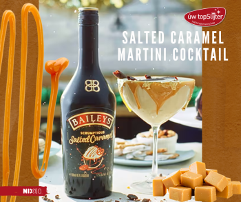 Salted Caramel Martini Cocktail - uw topSlijter - mixtip